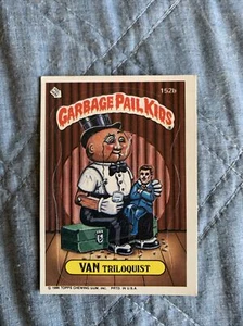 1986 Garbage Pail Kids Series 4 - 152b Van Triloquist - Picture 1 of 2