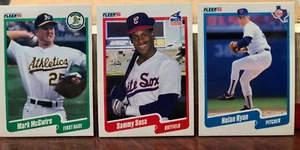 ⚾ 1990 FLEER ⚾ Complete Factory Set (Open) Inserts & Stickers; Sammy Sosa RC - Picture 1 of 11