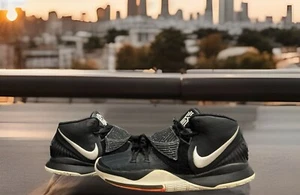 Nike Kyrie 6 Jet Black 2019 Athletic Basketball Shoes BQ4630-001 Men’s Size 11 - Picture 1 of 17