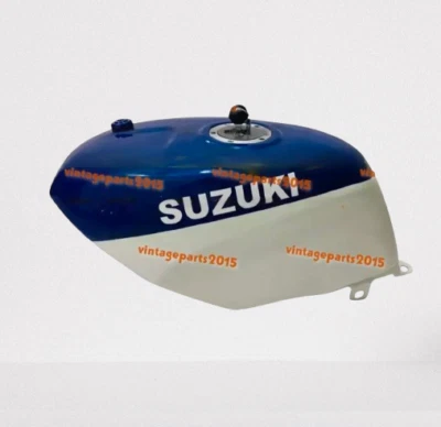 ADEQUADO PARA Suzuki RGV250 VJ21 1988-1989 tanque de gasolina azul branco liga de alumínio - Imagem 1 de 4