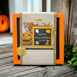 Halloween Motiv veränderbare Nachricht Brief Tafel Set mit Aufklebern, Herbst Deko - Bild 1 von 4