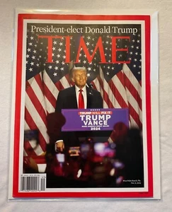๐บ๐ธ TIME MAGAZINE- November 25 2024 PRESIDENT ELECT DONALD TRUMP Brand New MAGA - Picture 1 of 3