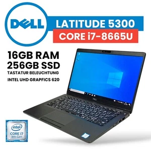 Dell Latitude 5300 PC Portable Core i7-8665U 16GB RAM / 256 Go SSD #DE4 - Photo 1/13