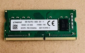 Genuine Dell Inspiron 14 3480 8GB KINGSTON PC4 2666V RAM - Picture 1 of 3