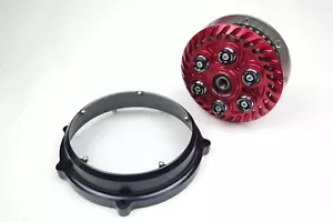 Ducati Frizione Antisaltellamento Regolabile Rosso Con Carter Frizione "CASTOR" - Picture 1 of 12
