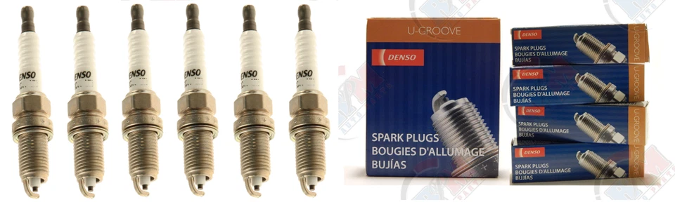 Bujías DENSO "U-GROOVE" (Juego de 6) 2001-2006 para Toyota Sienna 3.0L 3.3L V6 Foto 1 de 1