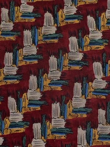 Corbata para hombre talla 57 x 3,5 pulgadas gris marrón abstracto cruz rayas verticales J. García - Imagen 1 de 11