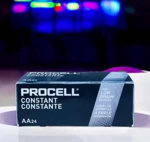 24 Pack AA Duracell Procell Constant Alkaline Batteries 03/2034 - Picture 1 of 8