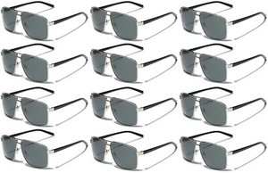 LOTE 3 6 12 Venta al por mayor Gafas de sol cuadradas polarizadas para piloto Pesca Gafas para conducir - Imagen 1 de 6