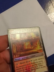 MISPRINT | MISCUT MTG French Foil Sacred Foundry Ravnica City Of Guilds OG NM - Picture 1 of 5