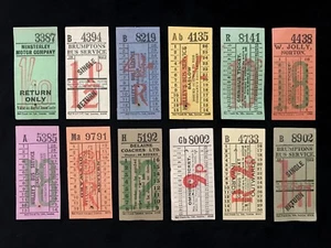 Vintage UK Bustickets (Los C) - Bild 1 von 5
