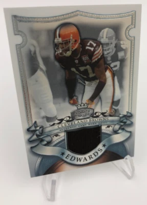 BRAYLON EDWARDS JERSEY Card 2007 Bowman Sterling BSVR-BE MICHIGAN BROWNS - Image 1 of 4