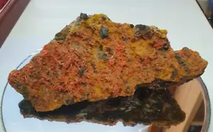 Large Crocoite specimen from Tasmania...873 grams - Foto 1 di 12