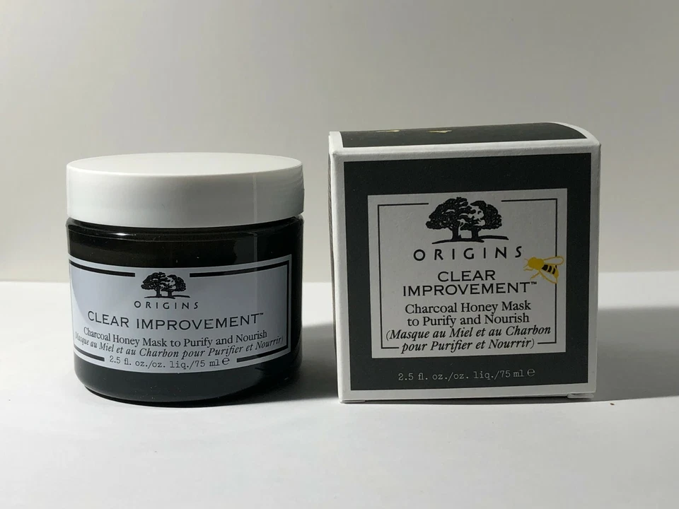 Mascarilla de miel de carbón Origins Clear Improvement para purificar y nutrir 75 ml nueva en caja Foto 1 de 1