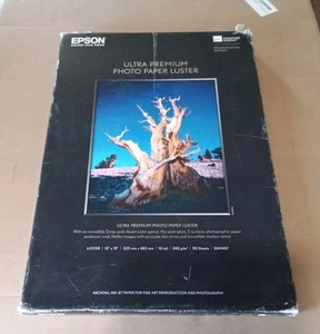 Papier photo Epson Ultra Premium Luster (13 x 19", 50 feuilles) S041407 - Photo 1/3