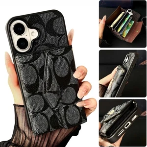 Wallet Shockproof Case Card Holder Cover For iPhone 16 Pro Max 15 14 Plus 13 12 - Picture 1 of 17
