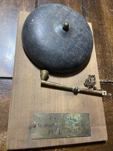 Vintage Kampfglocke Sammlerstück gebraucht in Arkansas lokalen Fitnessstudios für Ringen, Boxen - Bild 1 von 3