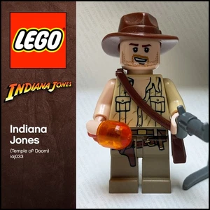 GENUINE LEGO Indiana Jones minifigure Indiana Jones iaj033 7199 Temple of Doom - Picture 1 of 6