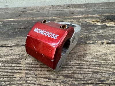 Mongoose Stem Neck 1-1/8” Mid School Flip Up Threadless Red - Image 1 of 4