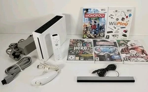 Nintendo Wii Konsole + 5 Spiele. Modell Rvl-001 - Bild 1 von 14