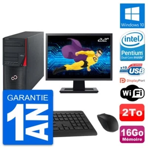 PC tour Fujitsu W530 Bildschirm 22 " Pentium G3220 RAM 16Go Disc 2To Windows 10 - Bild 1 von 8