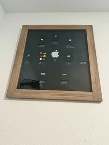 NEW! Apple WWDC17 Set of 14 Pins framed * Extremely Rare * - Picture 1 of 2