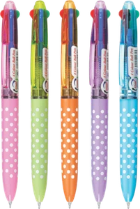 4 In 1 Multi Colour Click Ball Point Pen Blue,Black,Red & Green - Picture 1 of 2