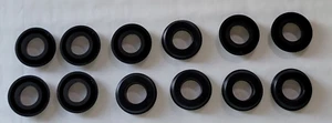 Lot 12 Rubber Wheel Cylinder Rings 3/4"(BC1133) - Picture 1 of 1