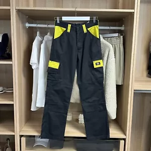 Dickies Cargo Pants Trousers Size 28 Black Field Bottoms Work Action Contrast - Picture 1 of 7