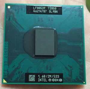 Intel Core Duo T2050 SL9BN 1.6GHz 2M 533MHz Socket M Mobile CPU LF80539GE0252M - Picture 1 of 3