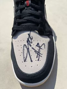 JETT HOWARD SIGNED AIR JORDAN 1 LOW SAIL/GOLD/BLACK NEW DEADSTOCK MICH AUTO! DS! - Picture 1 of 5