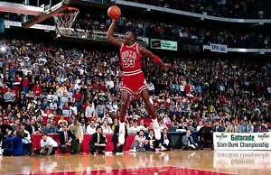New Michael Jordan NBA Poster OR Canvas Size A4-A1 Premium Wall Art Print - Picture 1 of 6