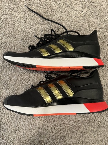 Sneakers Adidas SL Andridge nero oro rosso taglia 9
