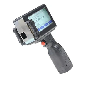 US Handheld Inkjet Printer Touch Screen Dates Logo Laser Coder Label QR Bar CoEW - Picture 1 of 6