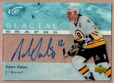 2007-08 Upper Deck Ice Glacial Graphs #GGAO Adam Oates AUTO - Boston Bruins