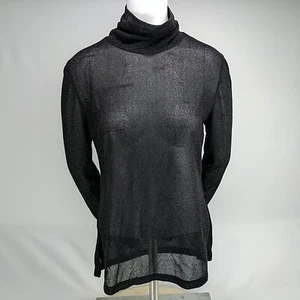 Elizabeth & James Stardust Kamilla Top Rollkragen schwarz Größe M neu mit Etikett UVP 264 $ - Bild 1 von 12