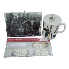 Gurkha Mug, 150 Years Victoria Cross Stamp Set + Old Group Photo Military Bundle