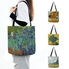 Canvas Art Shoulder Bag Oil Painting Women Eco Shopping Bag Travel Tote Bag