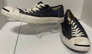 Scarpe da sneaker casual blu Jack Purcell Converse taglia 11 con lacci - Foto 1 di 13