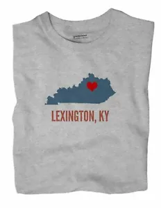 Lexington Kentucky KY T-Shirt HEART - Picture 1 of 6