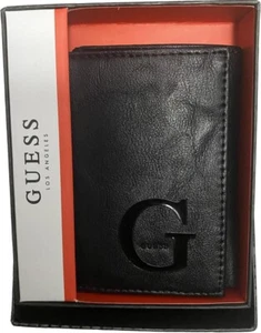 💵GUESS Black/gray Men's Wallet Original RN 129919 Free Shipping 🎁 - Picture 1 of 6