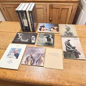 HENRY MOORE BUCH X13 KUNST SKULPTUR STEIN HOLZSCHNITZEREIEN BRONZE BIBLIOGRAPHIE INDIEN - Bild 1 von 21