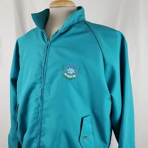 Vintage Frito Lay 20 Years Beloit (WI) Jacket Large Hartwell ViaSport Teal 90's - Picture 1 of 9