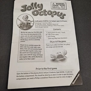 Jolly Octopus Brettspielregeln Ersatzanleitung - Bild 1 von 7