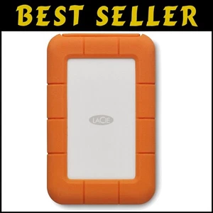 4TB USB-C External Hard Drive - Portable, Shockproof & Weather Resistant Storage - Picture 1 of 11