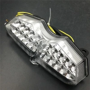 Luz trasera LED transparente luz de señal de giro de freno apta para Yamaha YZF-R6 2003-2005 - Imagen 1 de 8