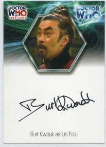 BURT KWOUK als LIN FUTU Autogramm Sammelkarte WA18 - DOCTOR WHO 40. 1963-2003 - Bild 1 von 2