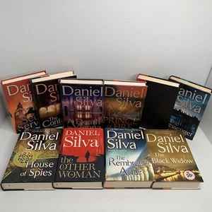 Daniel Silva Gabriel Allon Series Lot 10 Books 3-7 10 13 16-18 Some 1st Editions - Picture 1 of 6