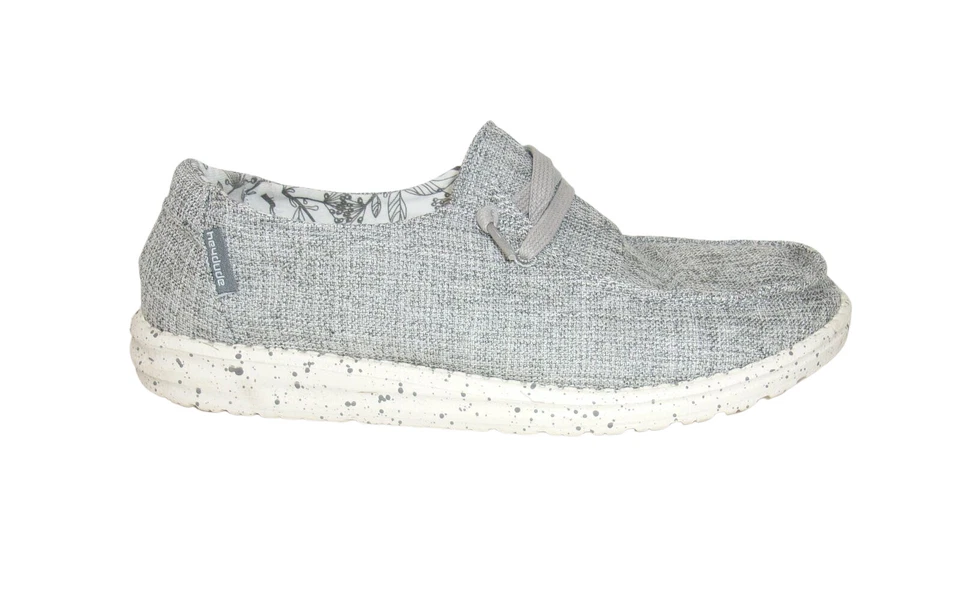 Hey Dude Women's Wendy L Linen - Gray, US 8