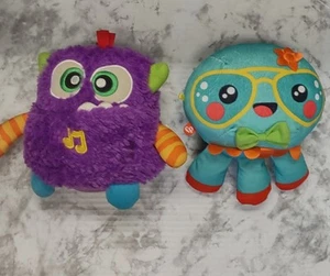 Fisher Price Giggles N Growls Monster & Giggle Squad Octopus Plush Toys - Picture 1 of 9